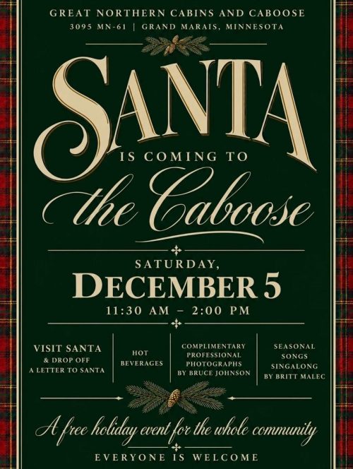 Santa is Coming to the Caboose